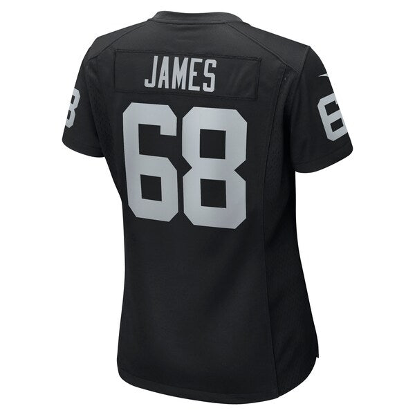 Andre James Las Vegas Raiders Nike Women's Game Jersey - Black - Image 3