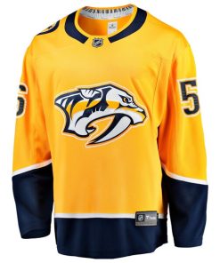 Alternative view of Erik Haula Nashville Predators  Home Breakaway Jersey - Gold