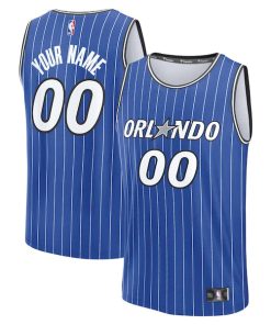Alternative view of Orlando Magic  Fast Break Replica Custom Jersey - Icon Edition - Blue/White