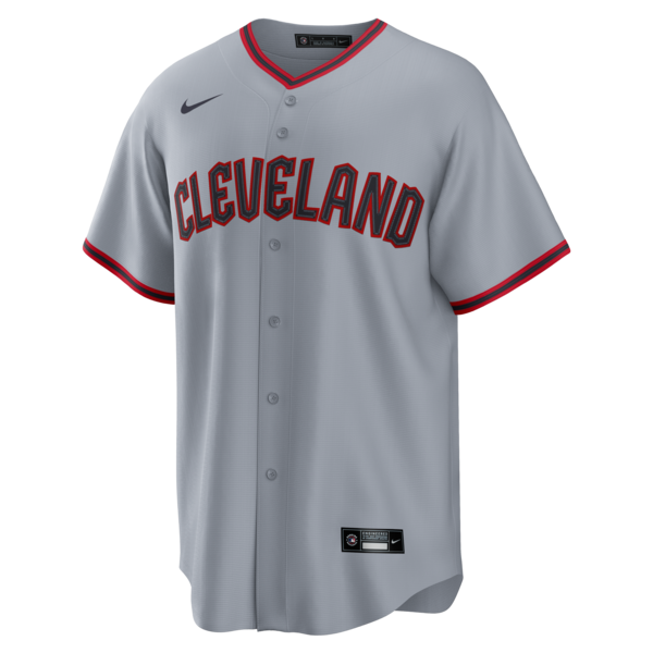 Cleveland Guardians Nike Road Replica 2.0 Jersey - Gray - Image 2