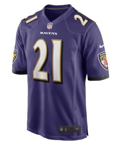 Alternative view of Brandon Stephens Baltimore Ravens Nike Game Jersey - Purple
