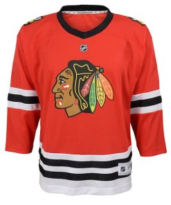 Alternative view of Connor Bedard Chicago Blackhawks Preschool Home Replica Player Jersey - Red