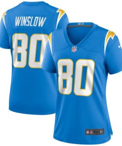 Kellen Winslow Los Angeles Chargers Nike Women's Game Retired Player Jersey - Powder Blue/Navy