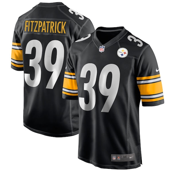 Minkah Fitzpatrick Pittsburgh Steelers Nike Game Jersey - Black/White - Image 2