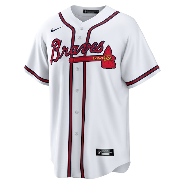 Max Fried Atlanta Braves Nike Home Replica Player Jersey - White - Image 3