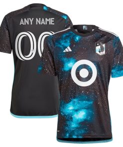 Minnesota United FC adidas 2024 Starry Night Replica Custom Jersey - Black