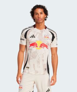 New York Red Bulls adidas 2025 Stone Kit Authentic Jersey - Tan