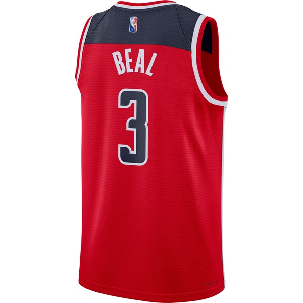 Bradley Beal Washington Wizards Nike 2021/22 Diamond Swingman Jersey - Icon Edition - Red - Image 3