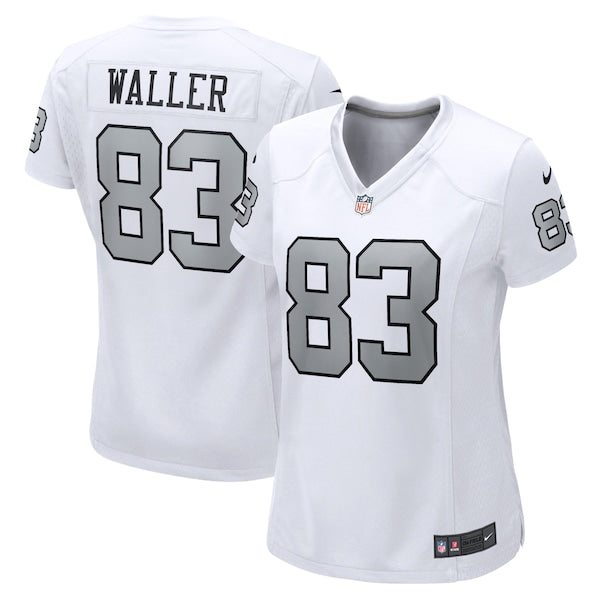 Darren Waller Las Vegas Raiders Nike Women's Player Jersey - White/Black - Image 2