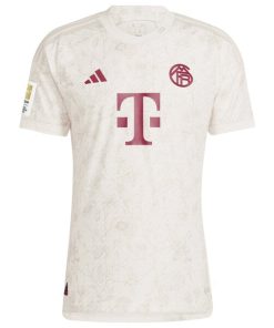 Alternative view of Joshua Kimmich Bayern Munich adidas 2023/24 Third Authentic Jersey - White