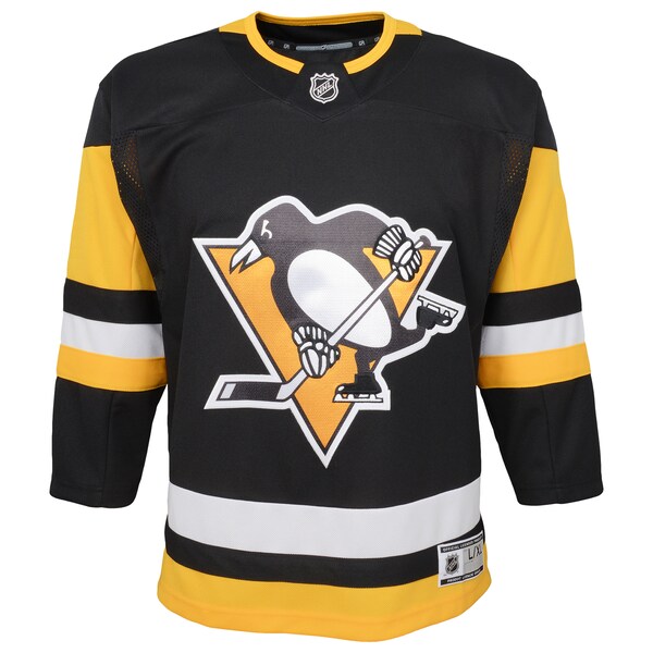 Pittsburgh Penguins Youth Home Premier Blank Jersey - Black - Image 2
