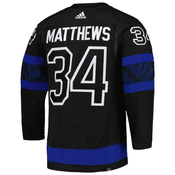 Auston Matthews Toronto Maple Leafs adidas Alternate Primegreen Authentic Pro Player Jersey - Black - Image 3