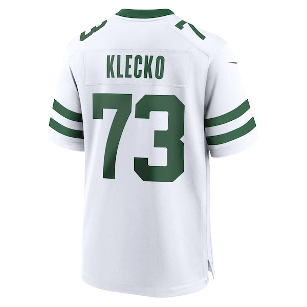Joe Klecko New York Jets Nike Legacy Retired Player Game Jersey - White/Green - Image 4