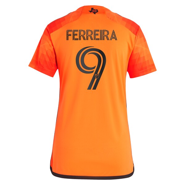 Sebasti¨¢n Ferreira Houston Dynamo FC adidas Women's 2024 El Sol Replica Jersey - Orange - Image 3