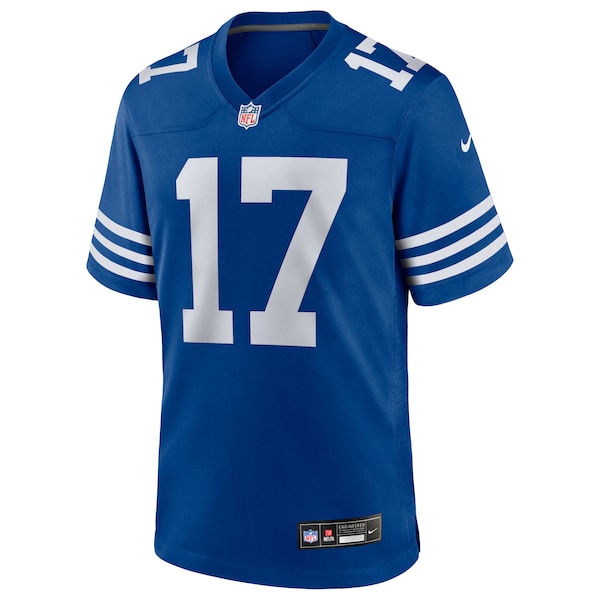 Daniel Jones Indianapolis Colts Nike Alternate Game Jersey - Royal/Heather Royal - Image 3