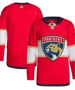 Florida Panthers adidas Home Primegreen Authentic Jersey - Red