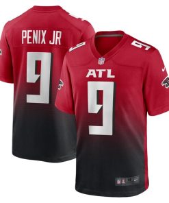 Michael Penix Jr. Atlanta Falcons Nike Alternate Game Jersey -  Red/Black/White
