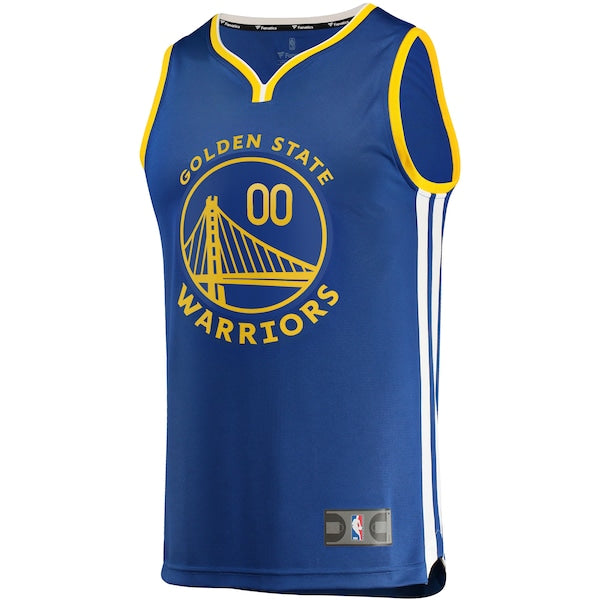 Jonathan Kuminga Golden State Warriors 2021 NBA Draft First Round Pick Fast Break Replica Jersey Royal - Icon Edition - Image 2