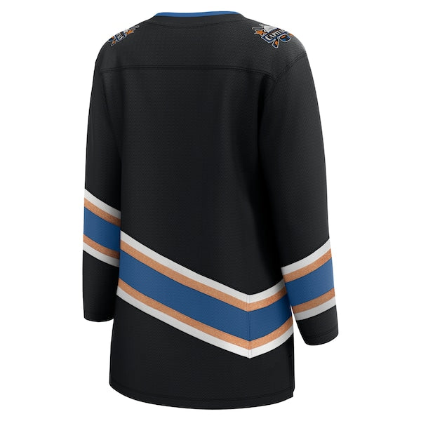 Washington Capitals Women's Alternate 50th Anniversary Breakaway Jersey - Black - Image 3
