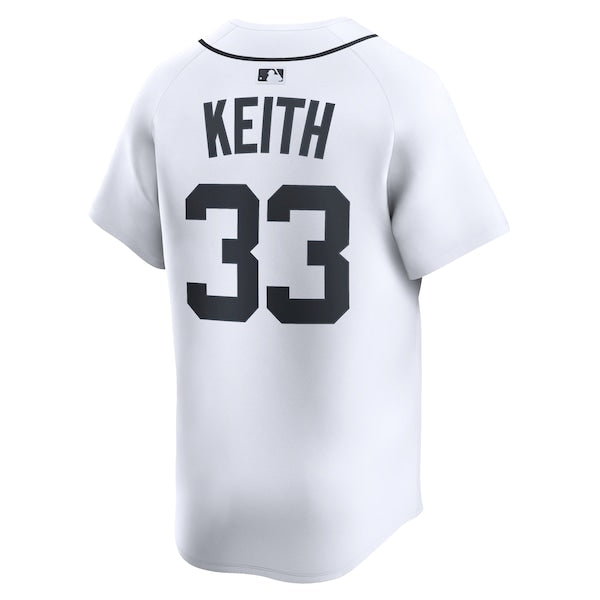 Colt Keith Detroit Tigers Nike Home Limited Player Jersey - White - Image 3