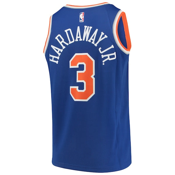 Tim Hardaway Jr. New York Knicks Nike Youth Swingman Jersey - Icon Edition - Blue - Image 3