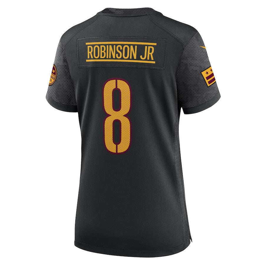 Brian Robinson Jr. Washington Commanders Nike Women's Alternate Game Jersey - Black - Image 3