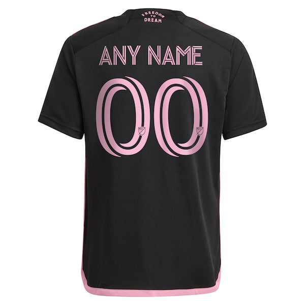 Inter Miami CF adidas Youth 2024 La Noche Replica Custom Jersey - Black - Image 3