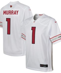 Alternative view of Kyler Murray Arizona Cardinals Nike Youth Game Jersey - White/Black/Cardinal