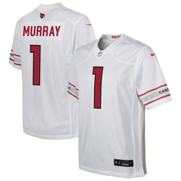 Kyler Murray Arizona Cardinals Nike Youth Game Jersey - White/Black/Cardinal - Image 2