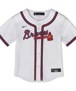 Alternative view of Ronald Acu?a Jr. Atlanta Braves Nike Toddler Replica 2.0 Player Jersey - White