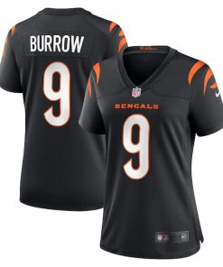 Joe Burrow Cincinnati Bengals Nike Women's Game Jersey - Black