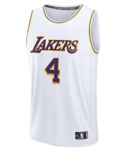 Alternative view of Dalton Knecht Los Angeles Lakers  Youth Fast Break Replica Player Jersey - Association Edition - White