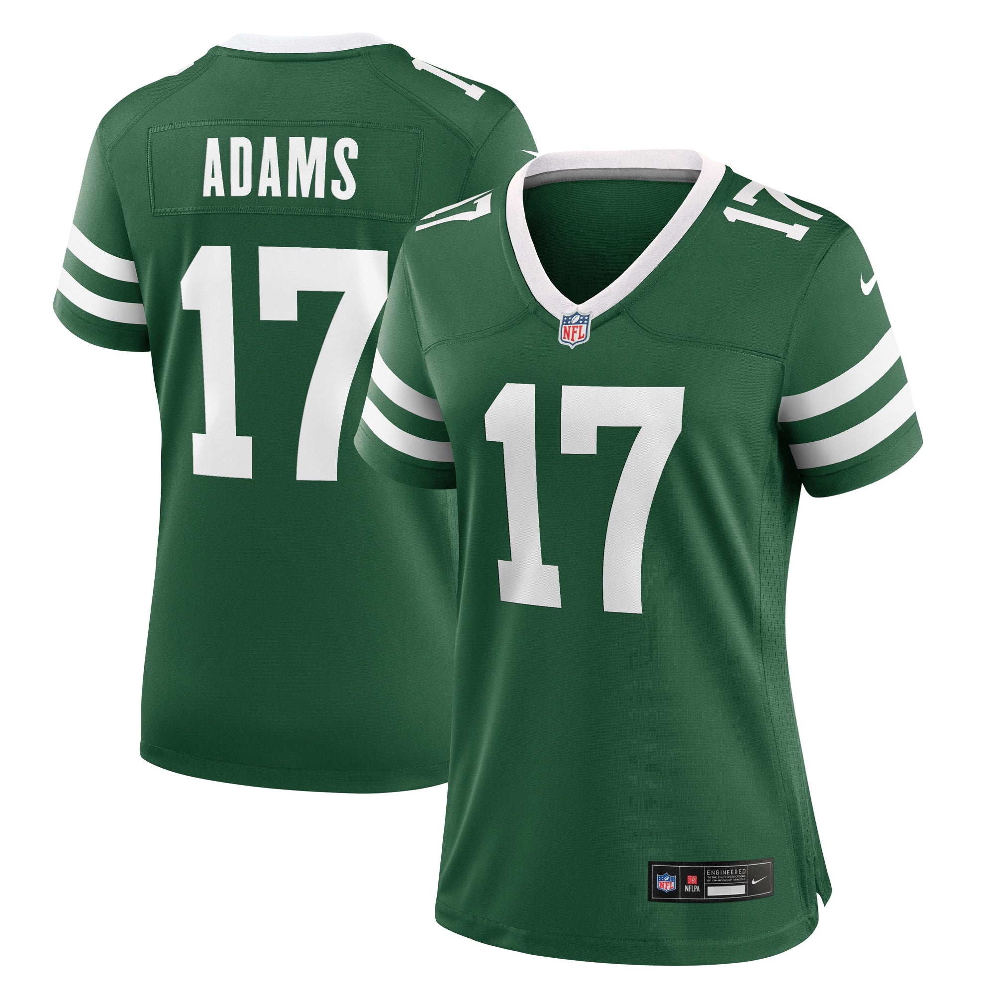 Davante Adams New York Jets Nike Women's Alternate Game Jersey - Legacy Black/White/Green - Image 8