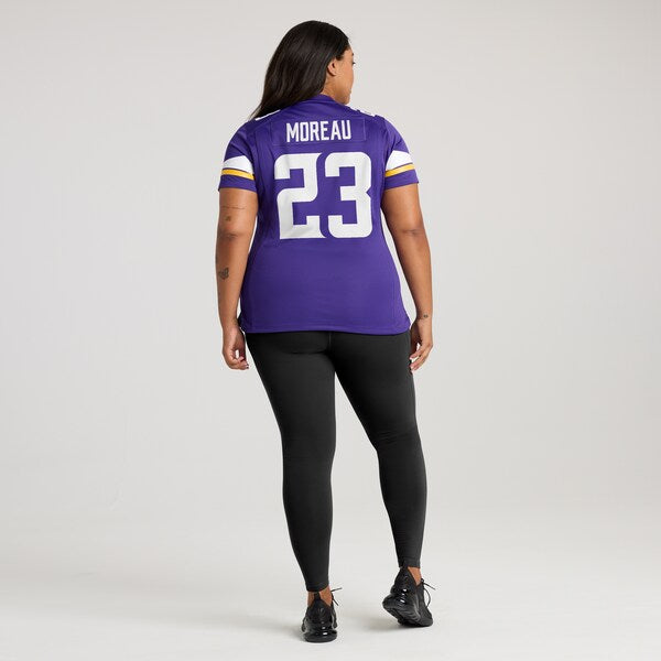 Fabian Moreau Minnesota Vikings Nike Women's Game Jersey - Purple - Image 9