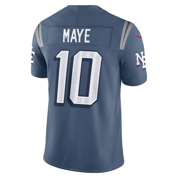 Drake Maye New England Patriots Nike 2025 Rivalries Collection Limited Jersey - Storm Blue - Image 3