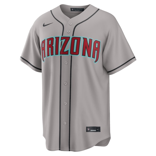 Corbin Carroll Arizona Diamondbacks Nike Road Replica Jersey - Gray/Black/Crimson - Image 5
