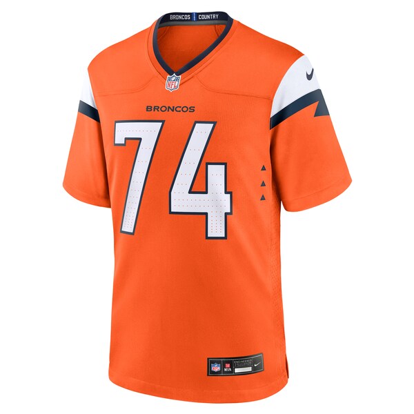 Ben Powers Denver Broncos Nike Team Game Jersey - Orange - Image 3