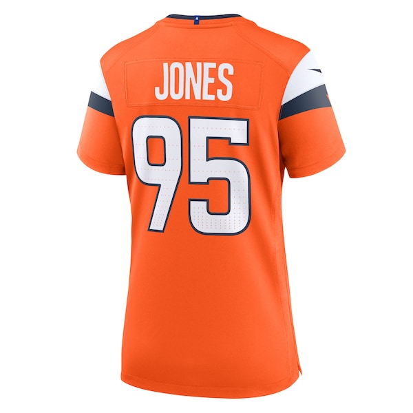 Sai'vion Jones Denver Broncos Nike Women's Team Game Jersey - Orange - Image 3