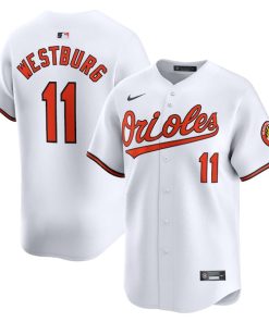 Jordan Westburg Baltimore Orioles Nike Home Limited Player Jersey - White