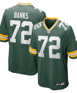 Brant Banks Green Bay Packers Nike Team Game Jersey -  Green