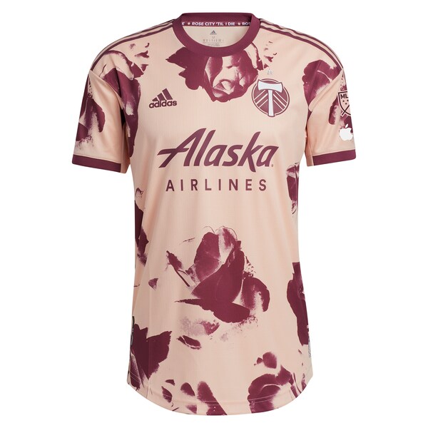 Diego Chara Portland Timbers adidas 2024 Heritage Rose Kit Authentic Player Jersey - Pink - Image 2