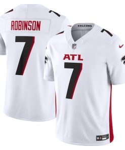 Bijan Robinson Atlanta Falcons Nike  Vapor F.U.S.E. Limited Jersey - White/Black