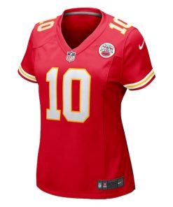 Alternative view of Isiah Pacheco Kansas City Chiefs Nike Women's Game Player Jersey - Red