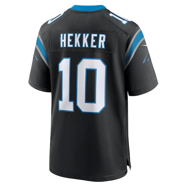 Johnny Hekker Carolina Panthers Nike Team Game Jersey - Black - Image 3