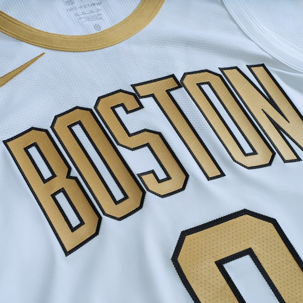 Jayson Tatum Boston Celtics Nike Unisex 2025/26 Authentic Jersey - City Edition - White - Image 4