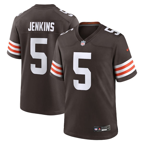 Rayshawn Jenkins Cleveland Browns Nike Team Game Jersey - Brown