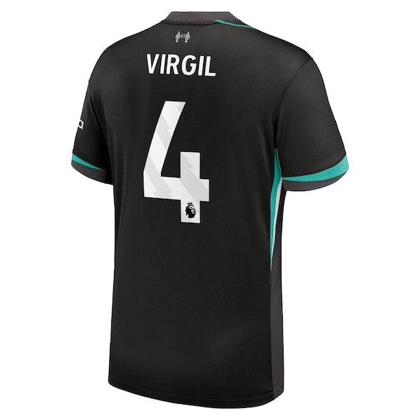 Virgil van Dijk Liverpool Nike 2024/25 Away Replica Jersey - Forest Green - Image 6