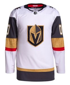Alternative view of Vegas Golden Knights adidas  Away  Primegreen Authentic Custom Jersey - White