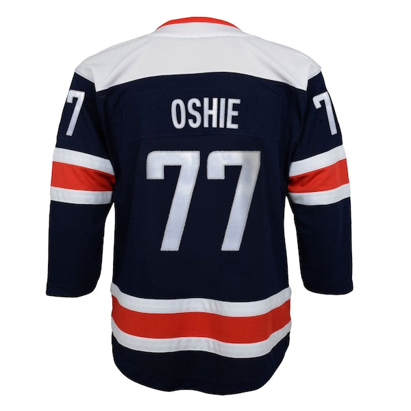 TJ Oshie Washington Capitals Youth Alternate Premier Player Jersey - Navy/Red - Image 5