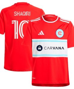 Xherdan Shaqiri Chicago Fire adidas Youth 2024 Return To Red Replica Player Jersey?¨C Red